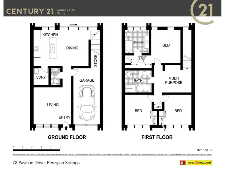 Floorplan of Homely townhouse listing, 72 Pavilion Drive, Peregian Springs QLD 4573