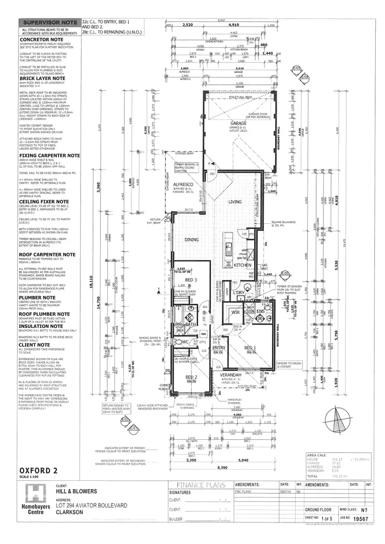 Floorplan of Homely house listing, 117 Aviator Boulevard, Clarkson WA 6030