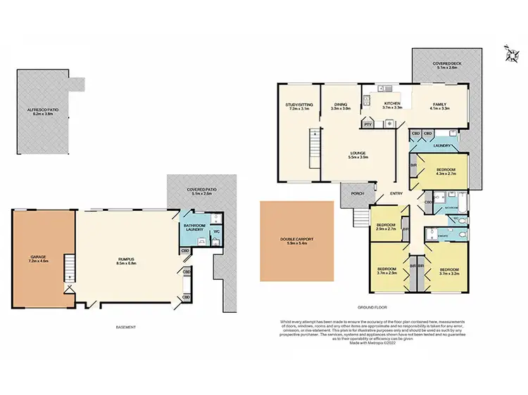 Floorplan of Homely house listing, 28 Exell Drive, Dandenong North VIC 3175