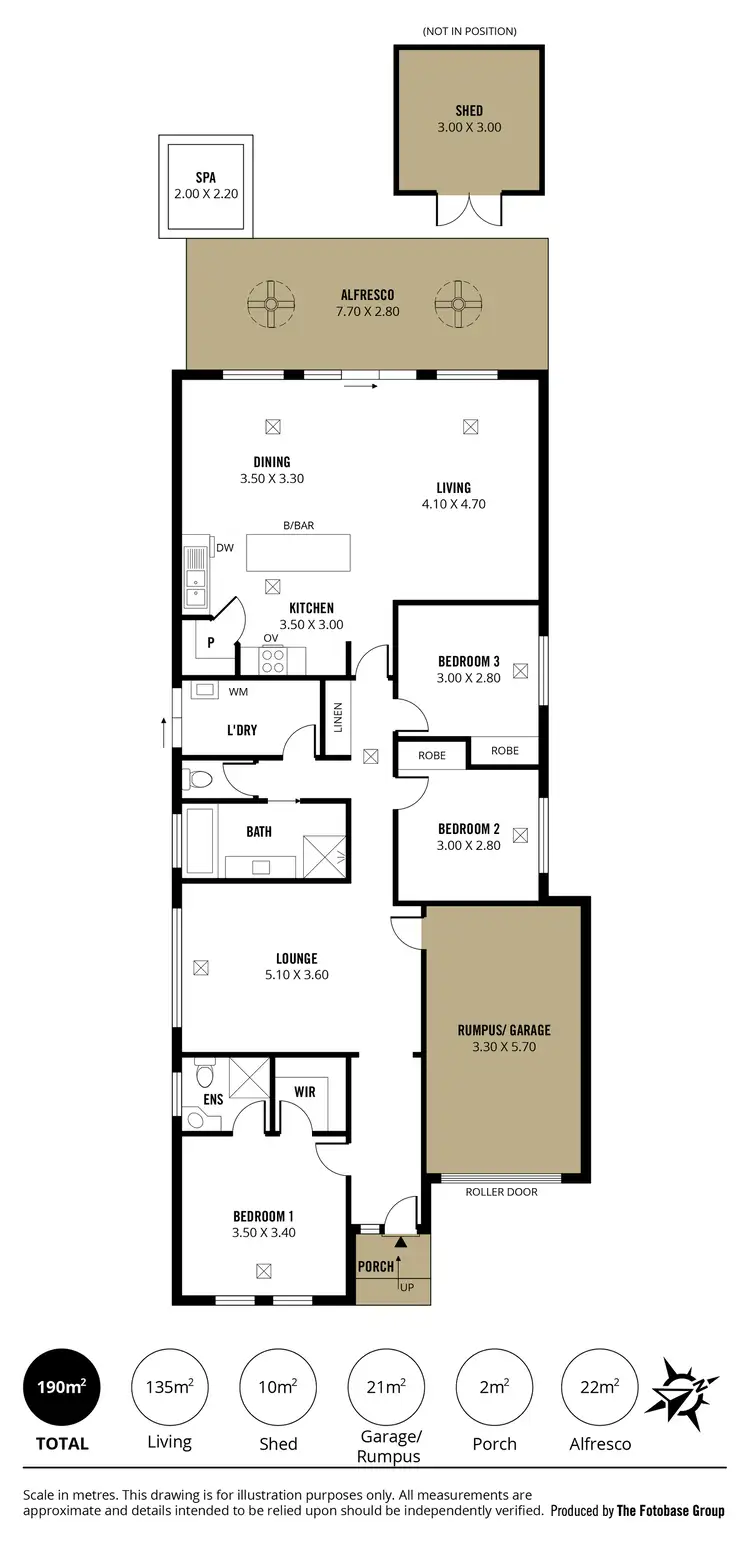 Floorplan of Homely house listing, 9 Jervois Road, Seaford Heights SA 5169