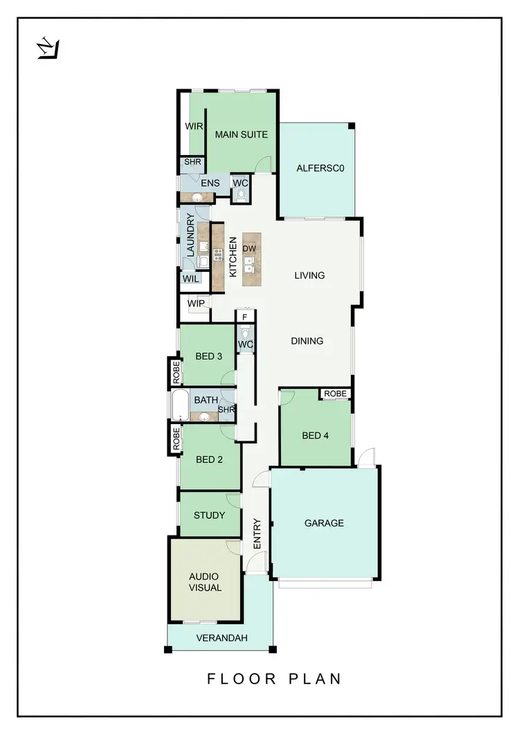 Floorplan of Homely house listing, 4 Pavetta Approach, Halls Head WA 6210