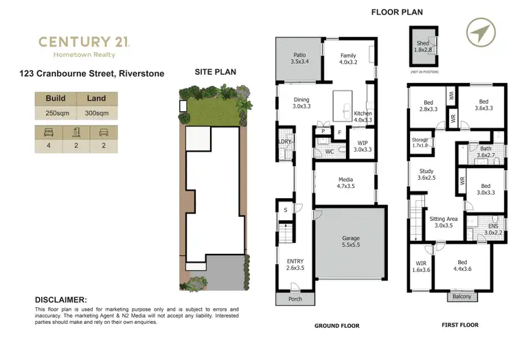 Floorplan of Homely house listing, 123 Cranbourne Street, Riverstone NSW 2765