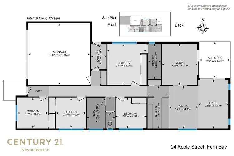 Floorplan of Homely house listing, 24 Apple Street, Fern Bay NSW 2295