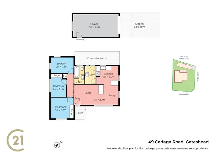 Floorplan of Homely house listing, 49 Cadaga Road, Gateshead NSW 2290