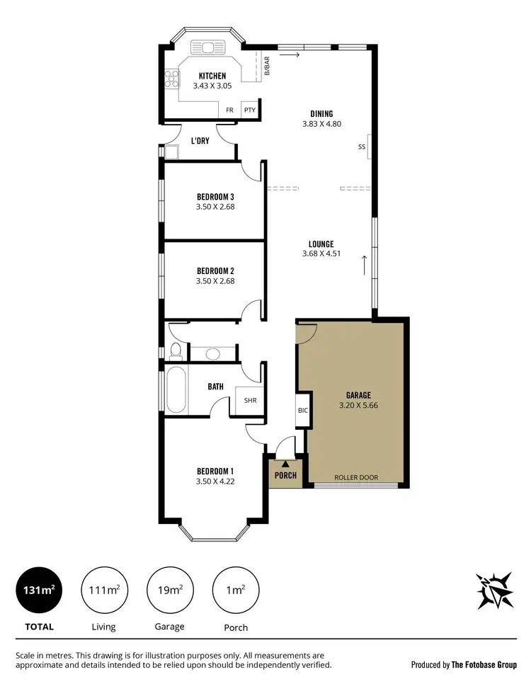 Floorplan of Homely house listing, 2 Gino Close, Flagstaff Hill SA 5159