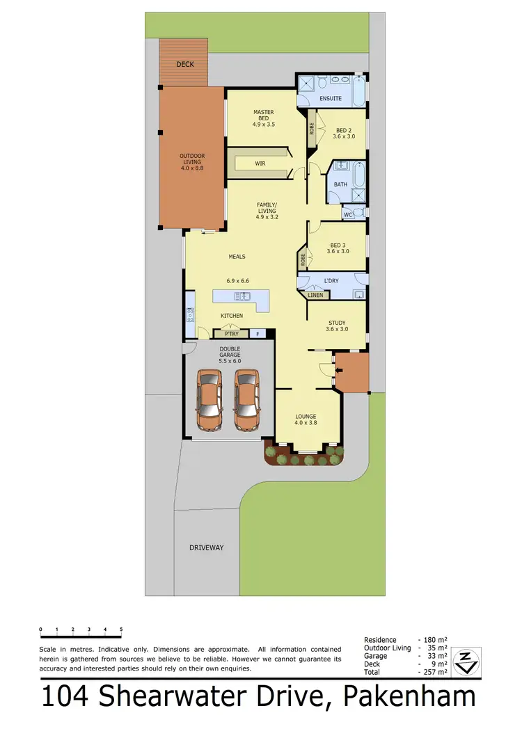 Floorplan of Homely house listing, 104 Shearwater Drive, Pakenham VIC 3810