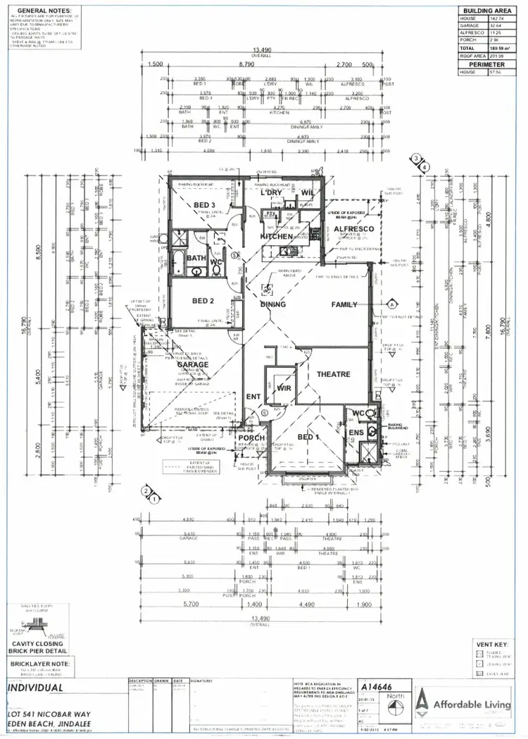 Floorplan of Homely house listing, 4 Nicobar Way, Jindalee WA 6036