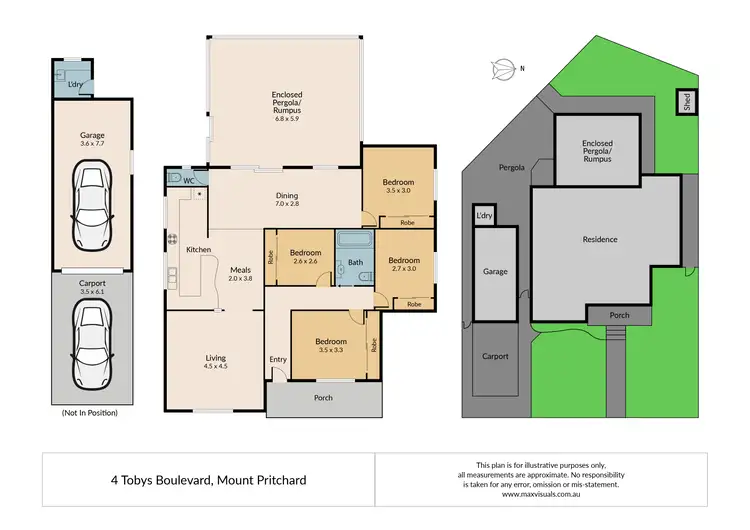 Floorplan of Homely house listing, 4 Tobys Boulevard, Mount Pritchard NSW 2170