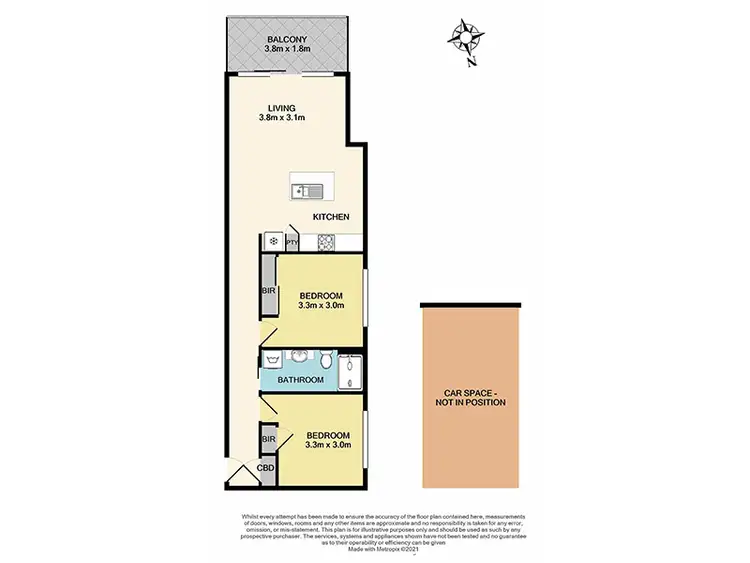 Floorplan of Homely apartment listing, 8/1438 Centre Road, Clayton South VIC 3169