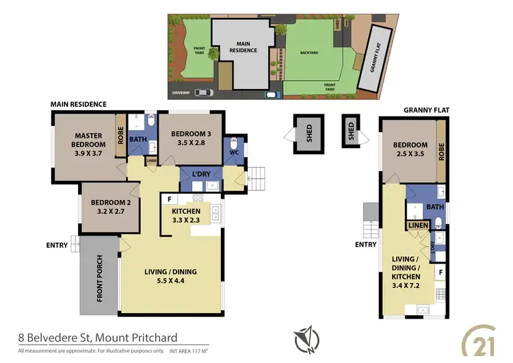 Floorplan of Homely house listing, 8 and 8A Belvedere Street, Mount Pritchard NSW 2170