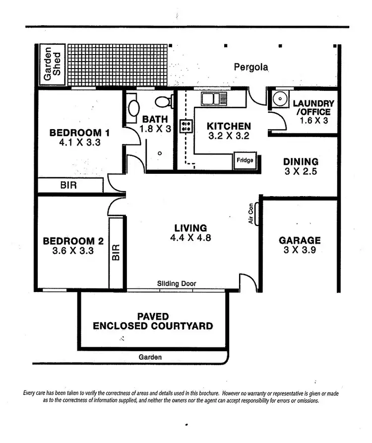 Floorplan of Homely unit listing, 5/33 Hill Avenue, Cumberland Park SA 5041