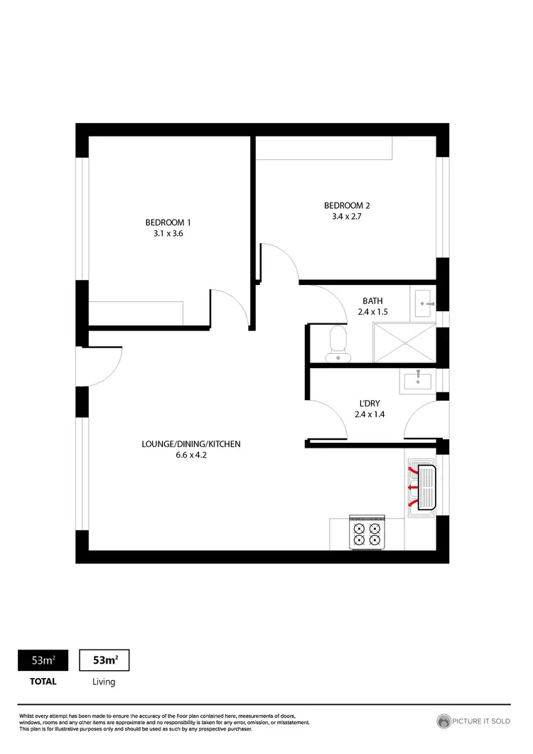 Floorplan of Homely house listing, 2/33 Collins St, Enfield SA 5085