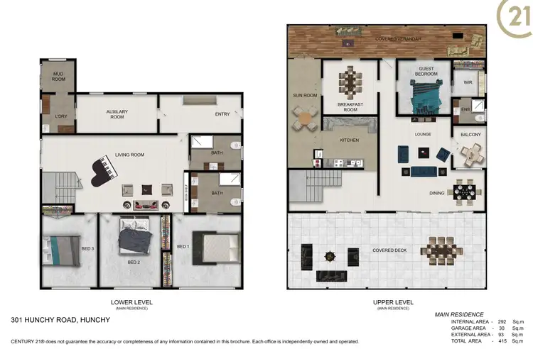 Floorplan of Homely rural property listing, 301 Hunchy Road, Hunchy QLD 4555