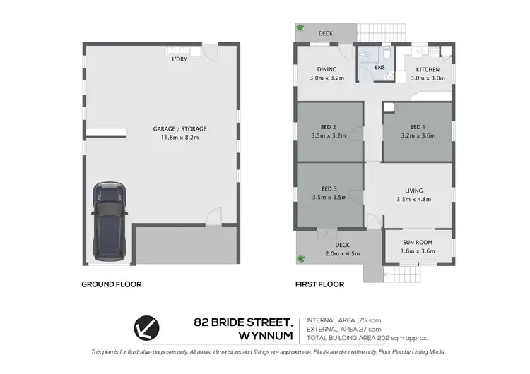 Floorplan of Homely house listing, 82 Bride Street, Wynnum QLD 4178