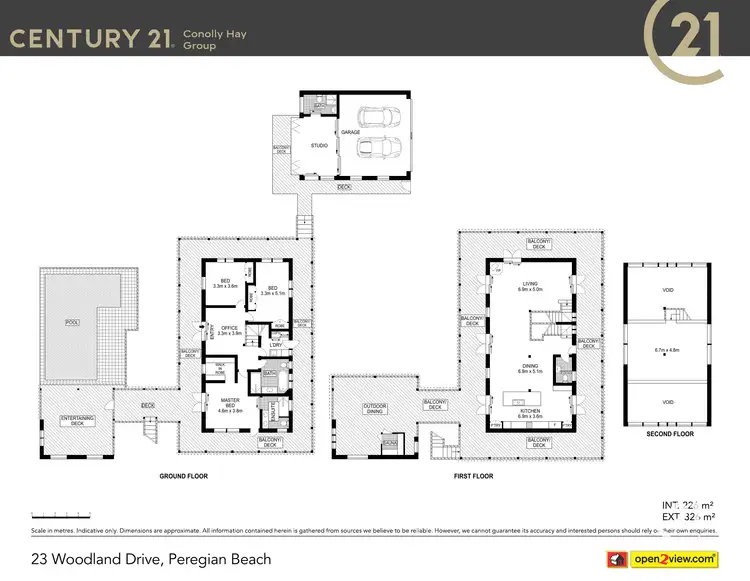 Floorplan of Homely house listing, 23 Woodland Drive, Peregian Beach QLD 4573