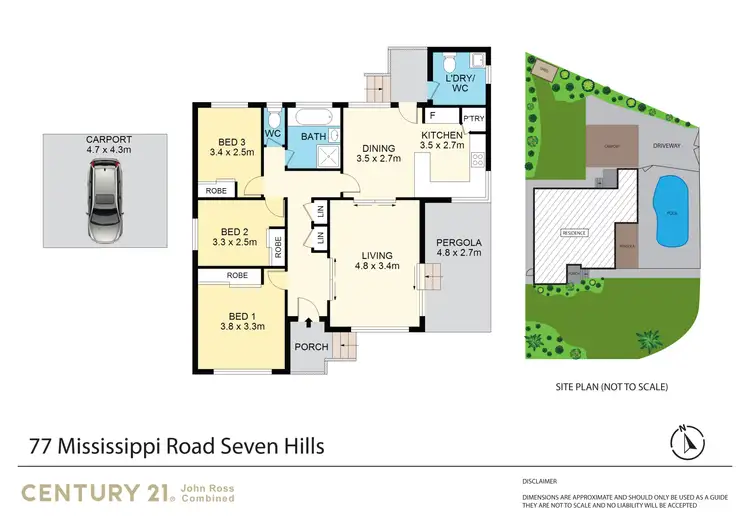 Floorplan of Homely house listing, 77 Mississippi Road, Seven Hills NSW 2147