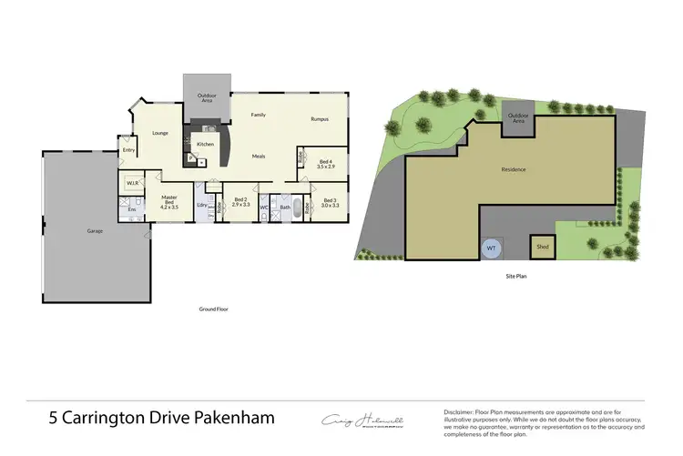 Floorplan of Homely house listing, 5 Carrington Drive, Pakenham VIC 3810
