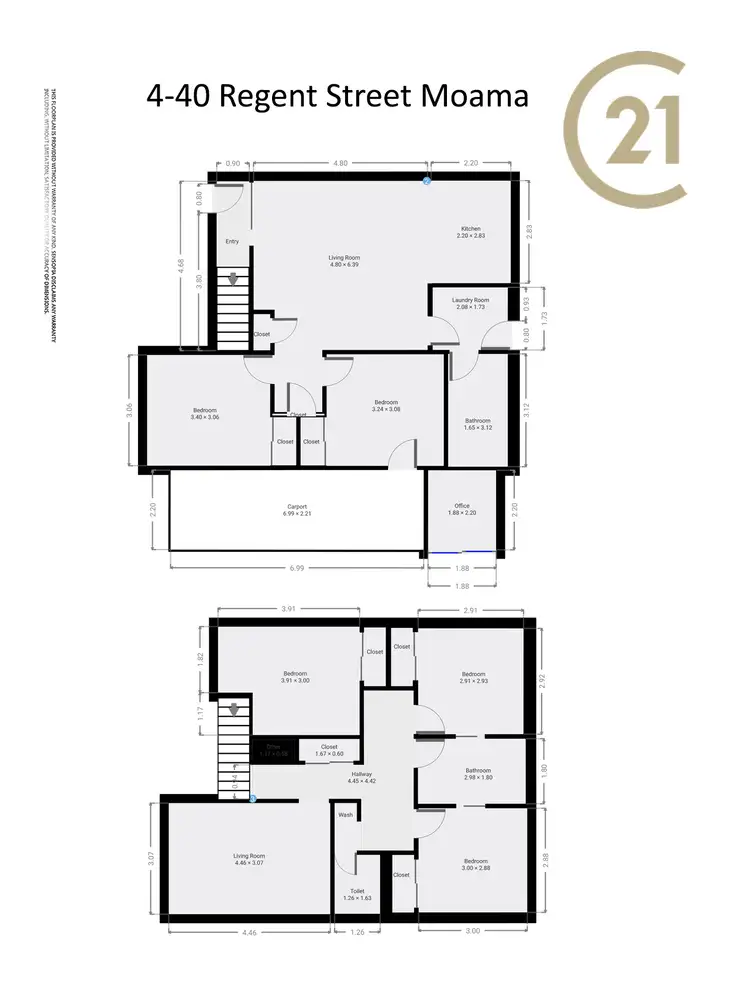 Floorplan of Homely house listing, 4/40 Regent Street, Moama NSW 2731