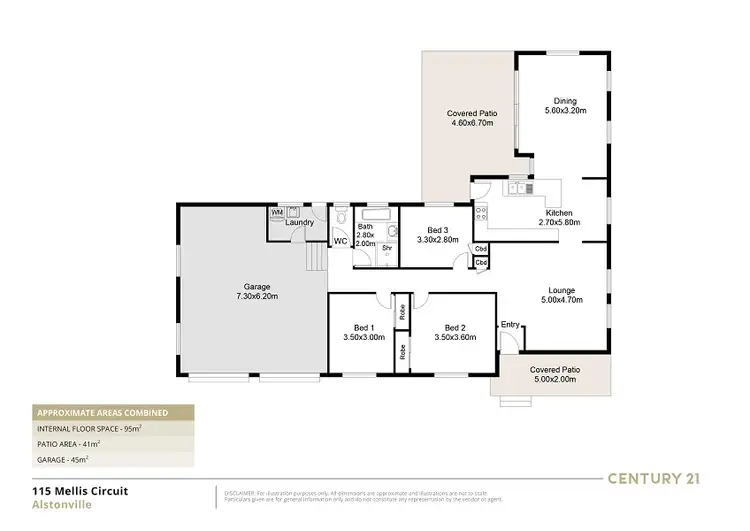 Floorplan of Homely house listing, 115 Mellis Circuit, Alstonville NSW 2477
