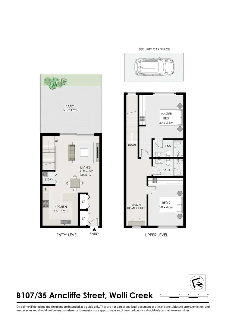 Floorplan of Homely apartment listing, 107/35B Arncliffe Street, Wolli Creek NSW 2205