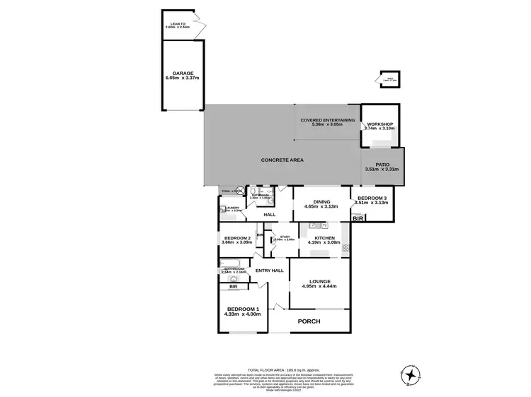 Floorplan of Homely house listing, 154 Nicholls Street, Broken Hill NSW 2880