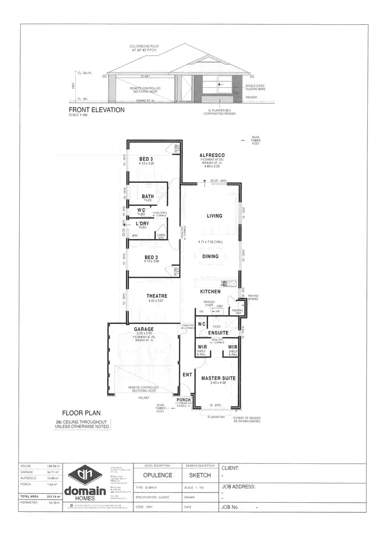 Floorplan of Homely house listing, 4 Jansae Grove, Jindalee WA 6036