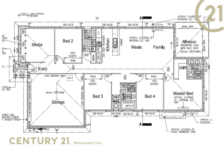 Floorplan of Homely house listing, 106 Dragonfly Drive, Chisholm NSW 2322