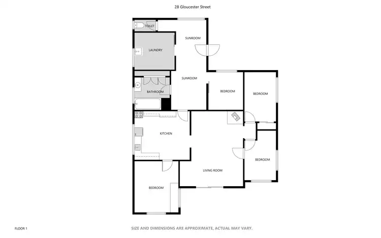 Floorplan of Homely house listing, 28 Gloucester Street, Forbes NSW 2871