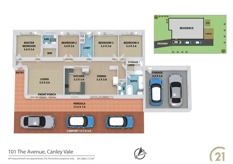 Floorplan of Homely house listing, 101 The Avenue, Canley Vale NSW 2166
