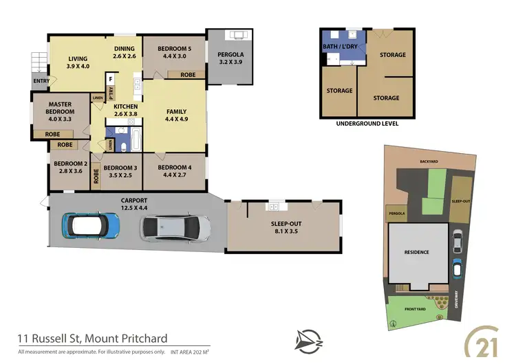 Floorplan of Homely house listing, 11 Russell Street, Mount Pritchard NSW 2170