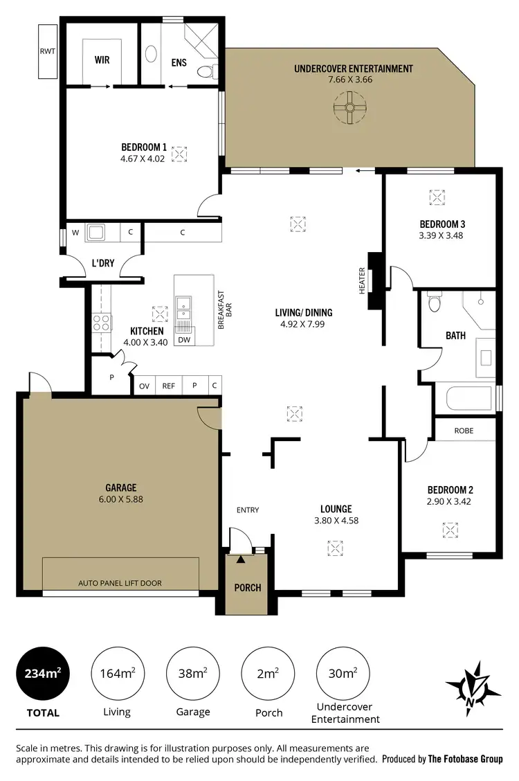 Floorplan of Homely house listing, 3 Moore Street, Somerton Park SA 5044