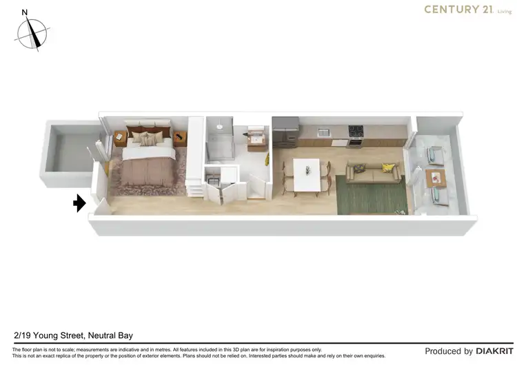 Floorplan of Homely apartment listing, 2/19 Young Street, Neutral Bay NSW 2089