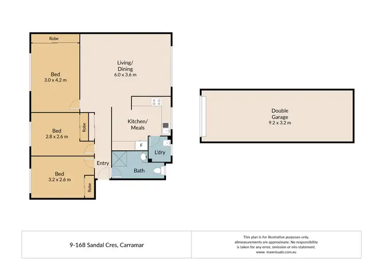 Floorplan of Homely unit listing, 9/168 Sandal Crescent, Carramar NSW 2163