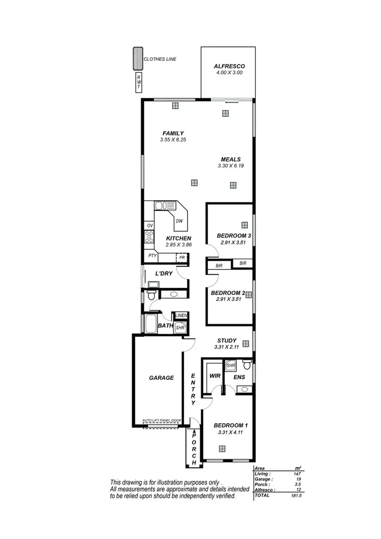 Floorplan of Homely house listing, 42A Sunset Crescent, Grange SA 5022