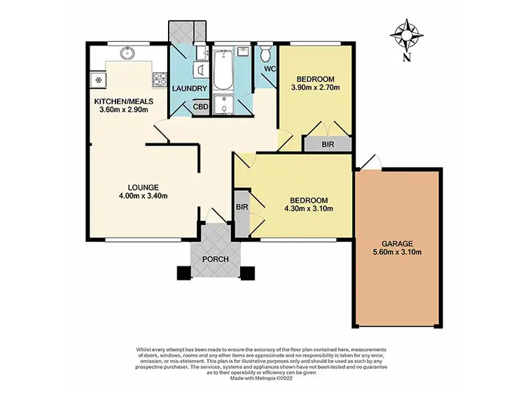 Floorplan of Homely unit listing, 5/19-25 Hillside Street, Springvale VIC 3171