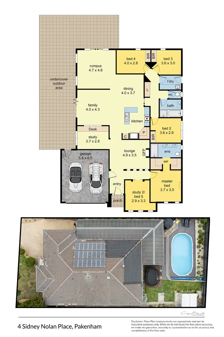 Floorplan of Homely house listing, 4 Sidney Nolan Place, Pakenham VIC 3810