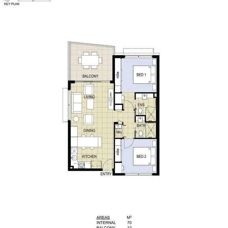 Floorplan of Homely apartment listing, 7/19 Shine Court, Birtinya QLD 4575