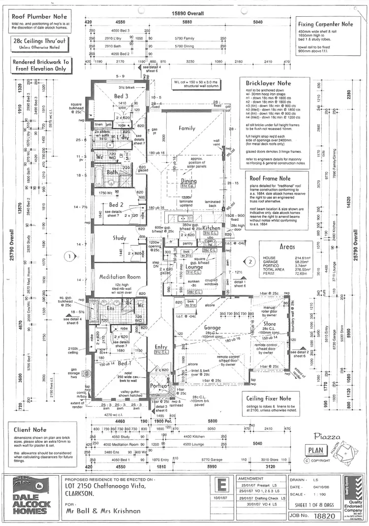 Floorplan of Homely house listing, 79 Chattanooga Vista, Clarkson WA 6030