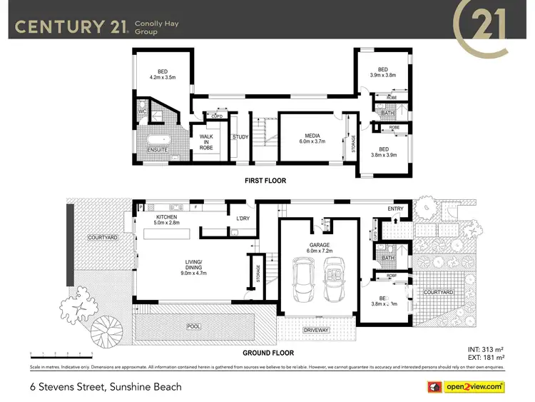 Floorplan of Homely house listing, 6 Stevens Street, Sunshine Beach QLD 4567