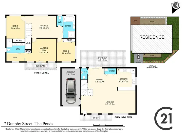 Floorplan of Homely house listing, 7 Dunphy Street, The Ponds NSW 2769