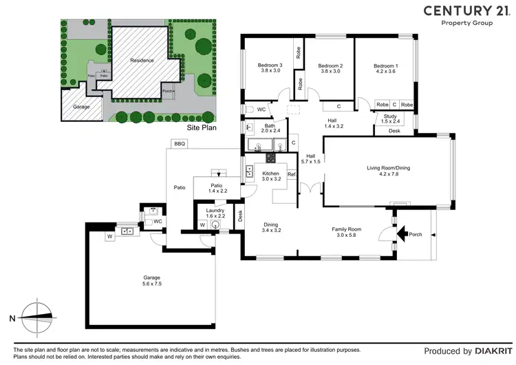 Floorplan of Homely house listing, 25 Kinlock Avenue, Murrumbeena VIC 3163