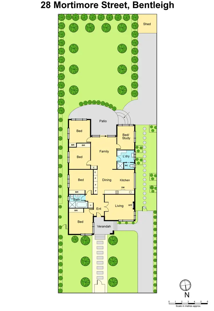 Floorplan of Homely house listing, 28 Mortimore Street, Bentleigh VIC 3204