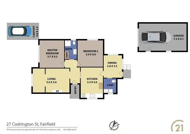 Floorplan of Homely house listing, 27 Codrington Street, Fairfield NSW 2165