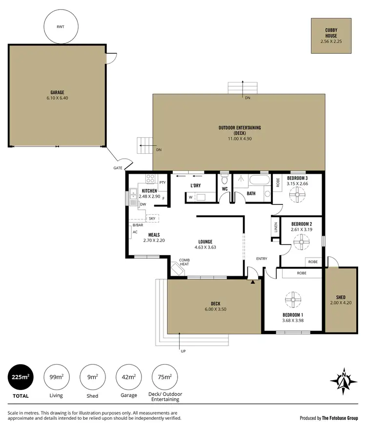 Floorplan of Homely house listing, 13 Berrin Road, Morphett Vale SA 5162