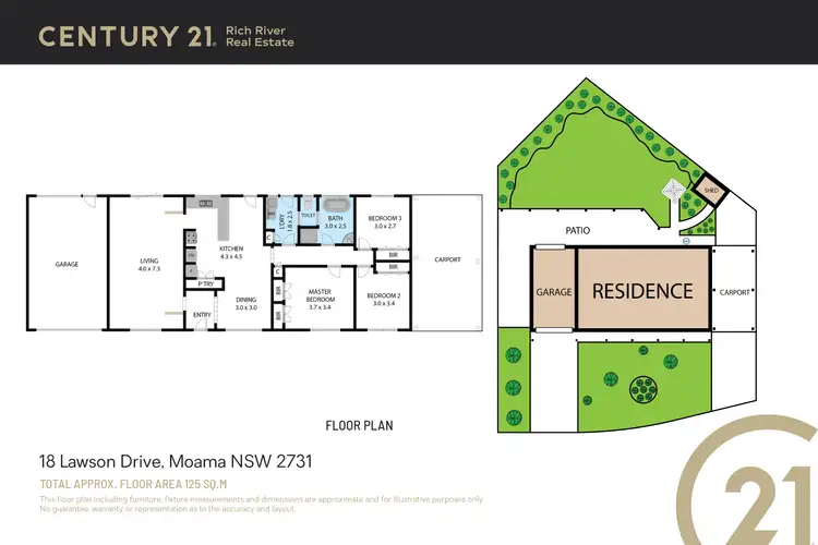 Floorplan of Homely house listing, 18 Lawson Drive, Moama NSW 2731
