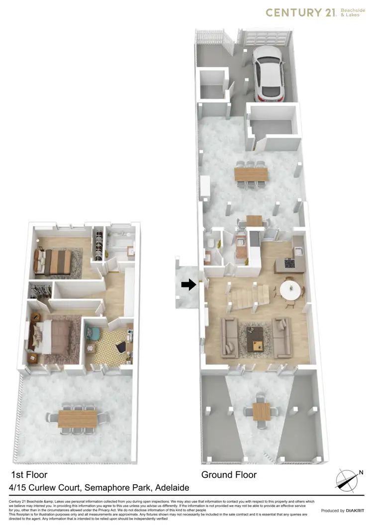 Floorplan of Homely house listing, 4/15 Curlew Court, Semaphore Park SA 5019