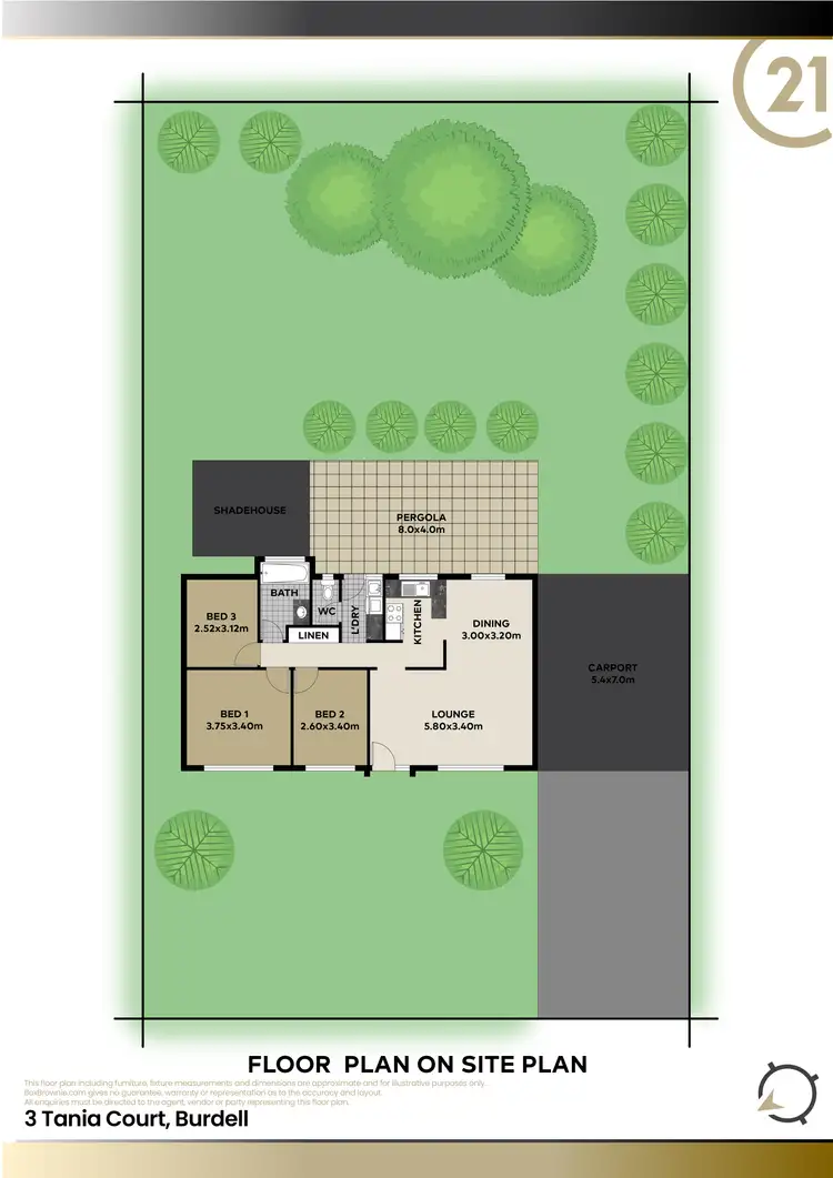 Floorplan of Homely house listing, 3 Tania Court, Burdell QLD 4818