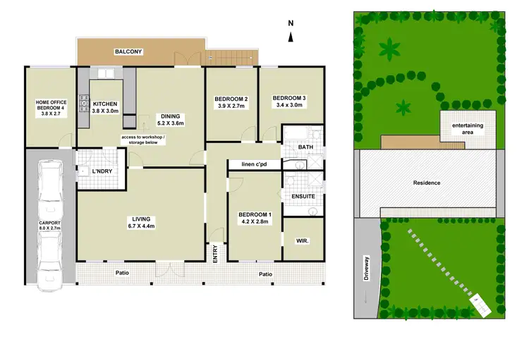 Floorplan of Homely house listing, 7 Chowne Place, Middle Cove NSW 2068