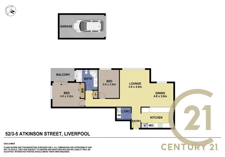 Floorplan of Homely unit listing, 52/3-5 Atkinson Street, Liverpool, Liverpool NSW 2170