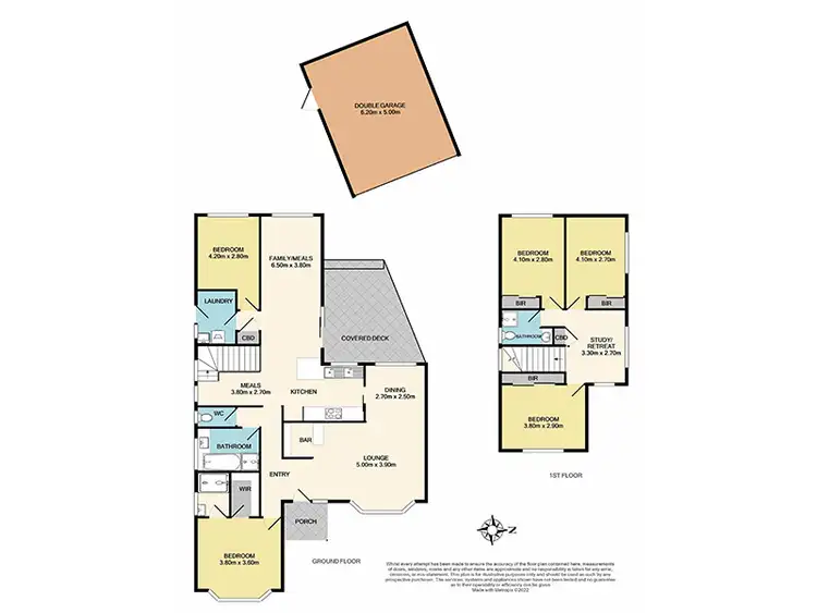 Floorplan of Homely house listing, 224 Gladstone Road, Dandenong North VIC 3175